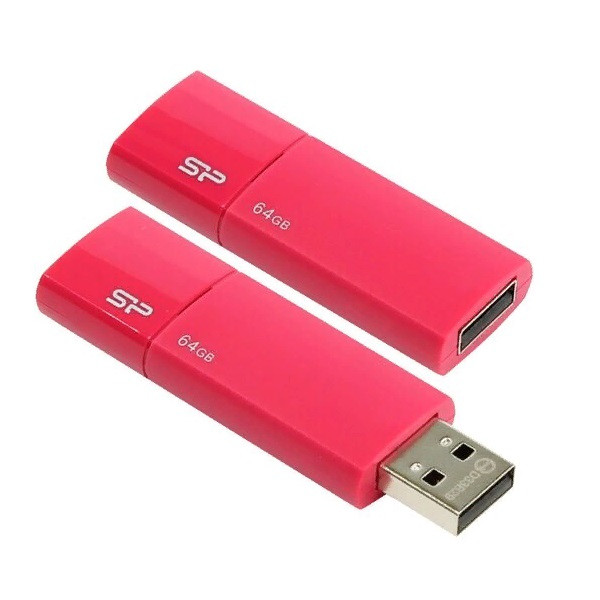 USB Flash карта Silicon Power Ultima U05 SP064GBUF2U05V1H pink - фото 1 - id-p93050641