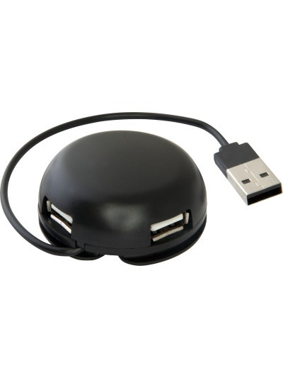 USB - хаб Defender Quadro Light, черный