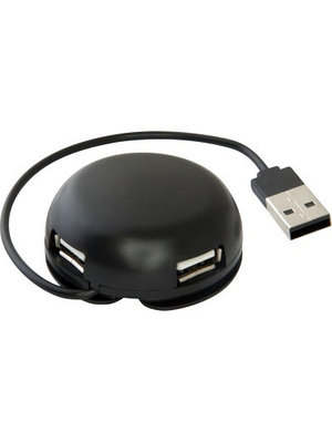 USB - хаб Defender Quadro Light, черный
