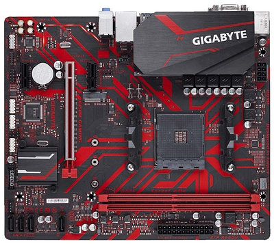 Материнская плата Gigabyte B450M GAMING, MB Socket AM4, MATX, AMD B450 (D-Sub+DVI+HDMI, GNIC) 2DDR4, PCIx16