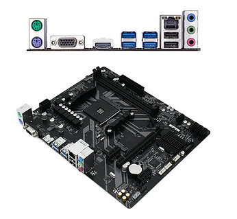 B450 Gigabyte Am4 B450m H Материнская плата Gigabyte B450M H, MB