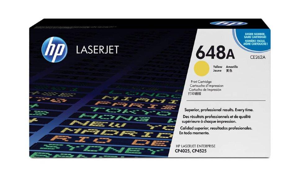 Картридж HP CE262A (648A) Yellow для Color LaserJet CP4025n/CP4025dn/CP4525n/CP4525dn