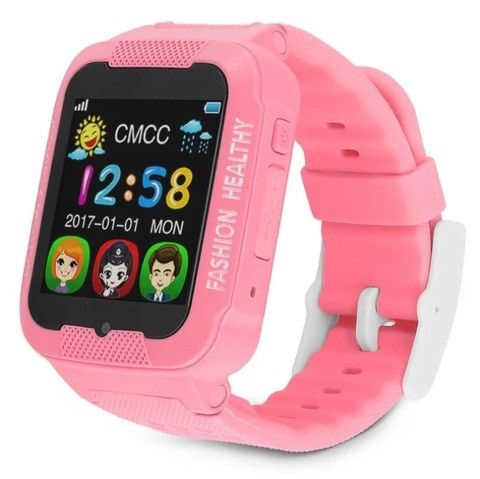 Умные детские часы-телефон с камерой, GPS-трекером и сенсорным экраном Smart Watch K3 (Черный) - фото 3 - id-p93057979