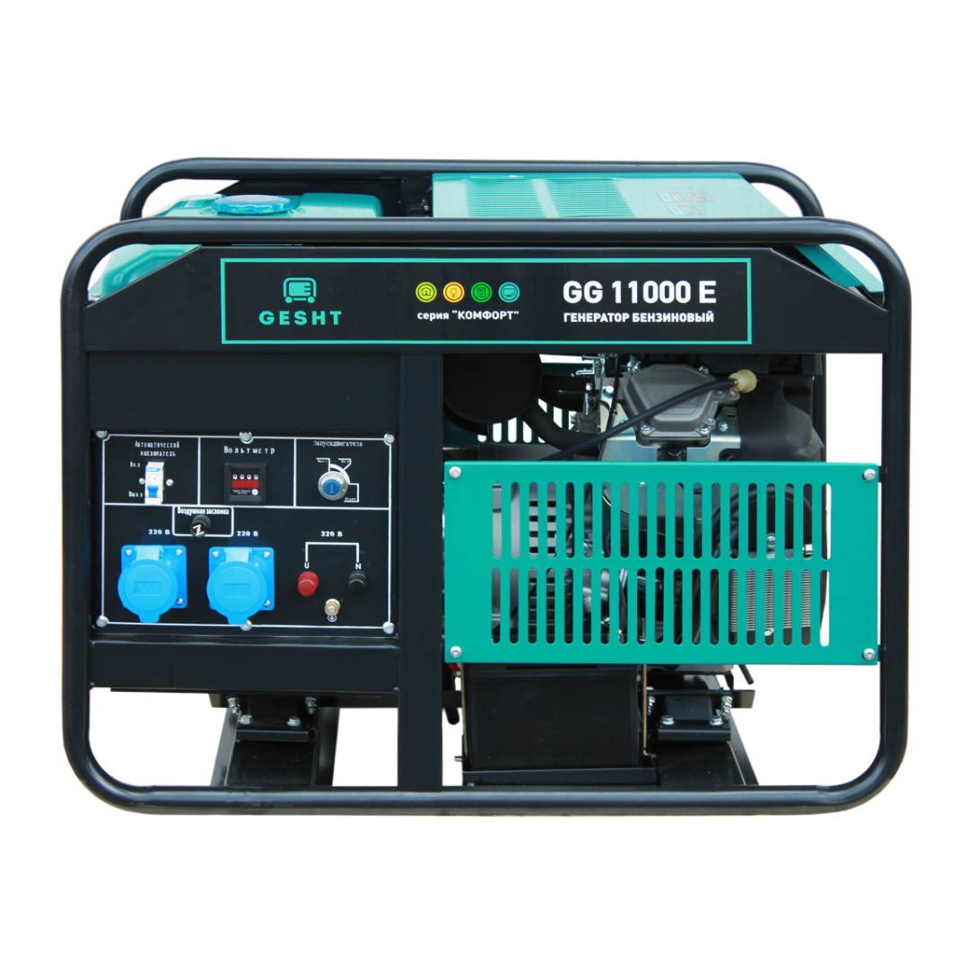 Бензогенератор GESHT GG11000E