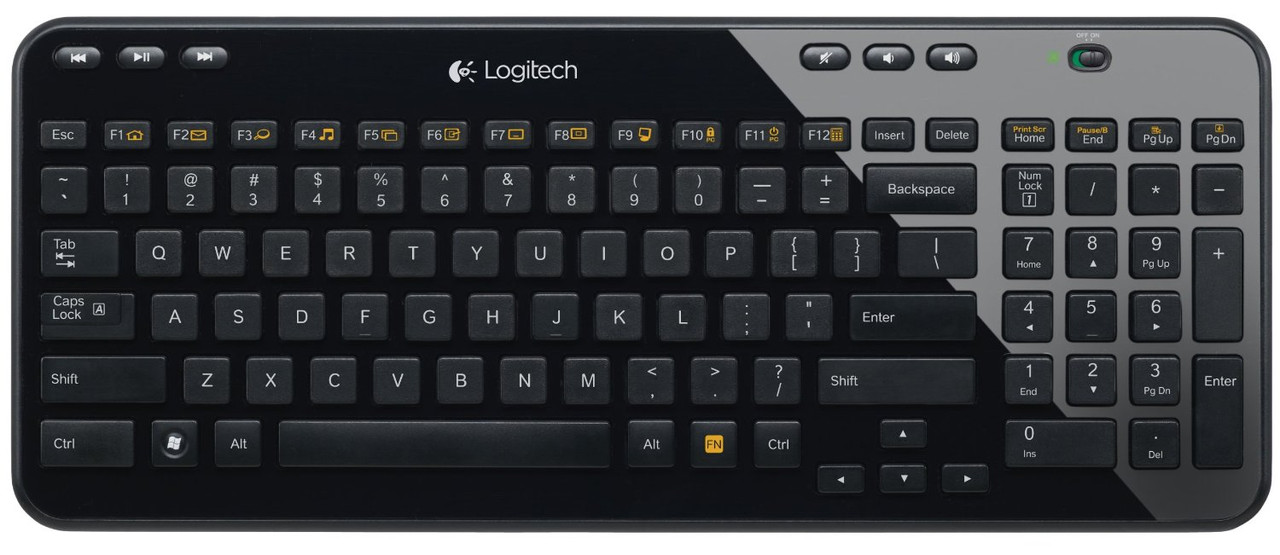 Клавиатура беспроводная Logitech K360 (920-003095) черный - фото 1 - id-p10811221
