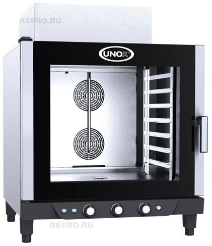 Печь пароконвекционная газовая UNOX XB 813
G (860х882х1464 мм, 1 кВт, газовая мощность 20 , 220 В)