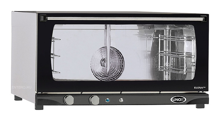 Печь конвекционная Unox XFT 183 Manual Humidity (800х770х429
мм , 3,3 кВт, 220 В)