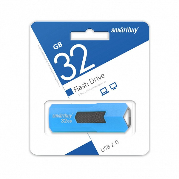 USB накопитель Smartbuy 32GB STREAM Blue