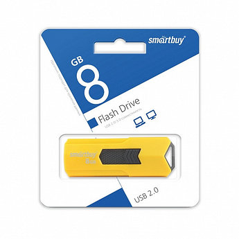 USB накопитель Smartbuy 8GB STREAM Yellow