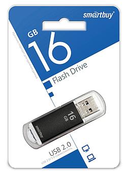 USB накопитель Smartbuy 16GB V-Cut Black