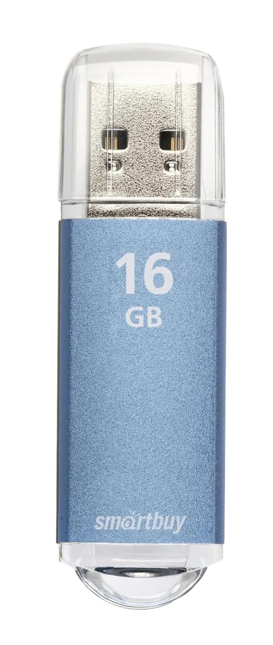 USB накопитель Smartbuy 16GB V-Cut Blue - фото 2 - id-p93065635