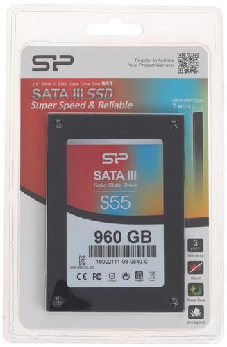 SSD-накопитель SiliconPower Slim S55 SP960GBSS3S55S25 960 GB - фото 2 - id-p93065732