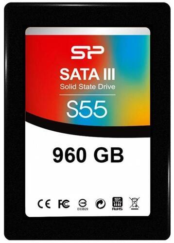 SSD-накопитель SiliconPower Slim S55 SP960GBSS3S55S25 960 GB - фото 1 - id-p93065732