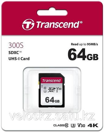 Transcend Карта памяти SD 64GB Transcend TS64GSDC300S, фото 2