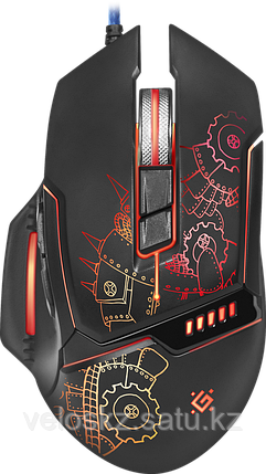 Defender Мышь проводная Defender Kill'em All GM-480L (черный),USB, 8 кнопок, 800-3200 dpi, фото 2