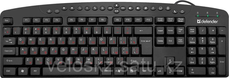 Defender Клавиатура проводная Defender Atlas HB-450 RU,черный, фото 2