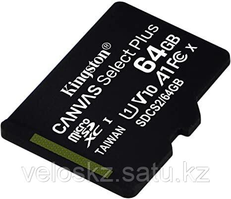 Kingston Карта памяти MicroSD 64GB Kingston SDCS2/64GBSP без адаптера, фото 2