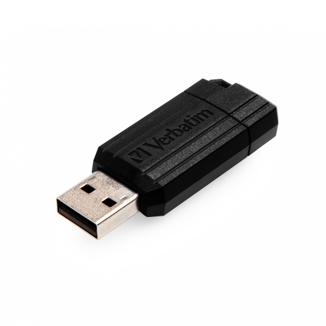 USB-накопитель, Verbatim, 49071, 128GB, USB 2.0, Чёрный - фото 1 - id-p90778634