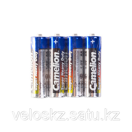 Батарейки CAMELION АА R6P-SP4B, Super Heavy Duty, AA, 1.5V, 4 шт. в плёнке, фото 2