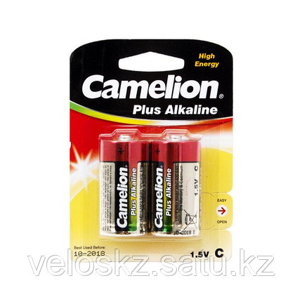 Camelion Батарейки CAMELION C LR14-BP2 Plus Alkaline 1.5V 8450 mAh, 2 шт. в блистере, фото 2