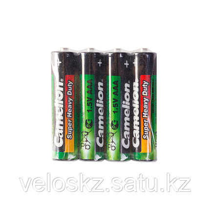 Camelion Батарейки CAMELION ААА R03P-SP4G Super Heavy Duty 1.5V, 4 шт, Плёнка, фото 2
