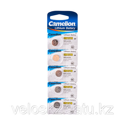 Батарейка, CAMELION, CR1216-BP5 Lithium Battery, CR1216 3V, 220 mAh, 5 шт. в блистере, фото 2