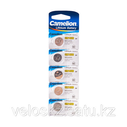 Батарейка, CAMELION, CR1620-BP5, Lithium Battery, CR1620, 3V, 220 mAh, 5 шт. в блистере, фото 2