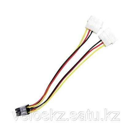 No name Переходник OEM Molex4-6pin, Molex 4 pin (old power) x 2 шт. на 6 pin Video Card Power (0.20 м), фото 2