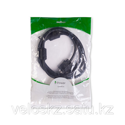 iPower Кабель интерфейсный iPower, VGA 15M/15M 3м, Чёрный, фото 2
