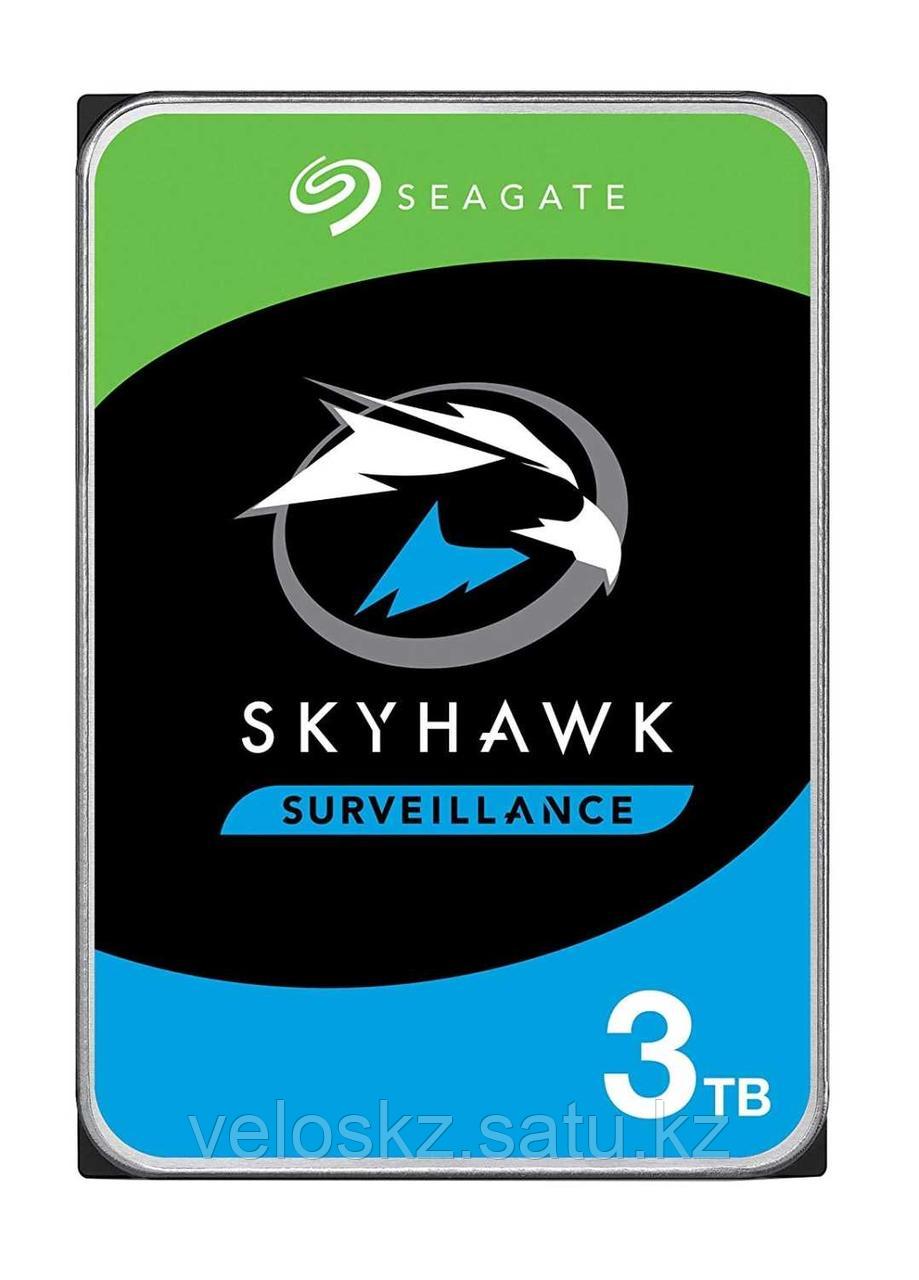 Жесткий диск HDD 3000 Gb SEAGATE SkyHawk ST3000VX009, 3.5", 256Mb, 5400rpm