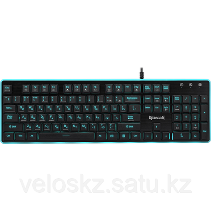 Redragon Клавиатура проводная Redragon Dyaus (Черный), USB, ENG/RU, 7 цветов подсветки, фото 2