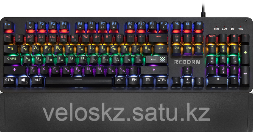 Defender Клавиатура проводная Defender Reborn GK-165DL (Черный), USB, ENG/RU, фото 2