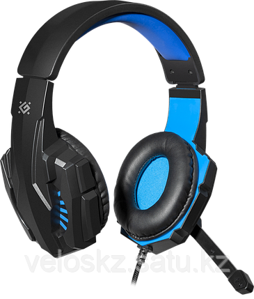 Наушники проводные Defender Warhead G-390 черно-синий, фото 2
