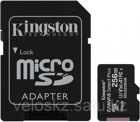 Kingston Карта памяти MicroSD 256GB Class 10 UHS-I Kingston SDCS2/256GB, фото 2