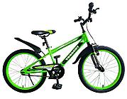 Детский велосипед Torrent Planeta (дорожный, 1 скорость, рама сталь, колеса 20") (20" / 10,5" / Зеленый