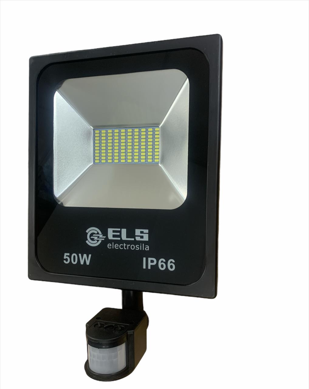 Прожектор светодиод. 50W 6500K IP65 с датчиком ELS