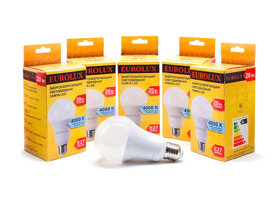 ЛАМПА светодиодная 20W 4000K EUROLUX, фото 2