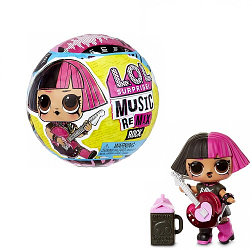 Кукла ЛОЛ Ремикс Рок- Кукла little LOL sisters Surprise Music Remix Rock