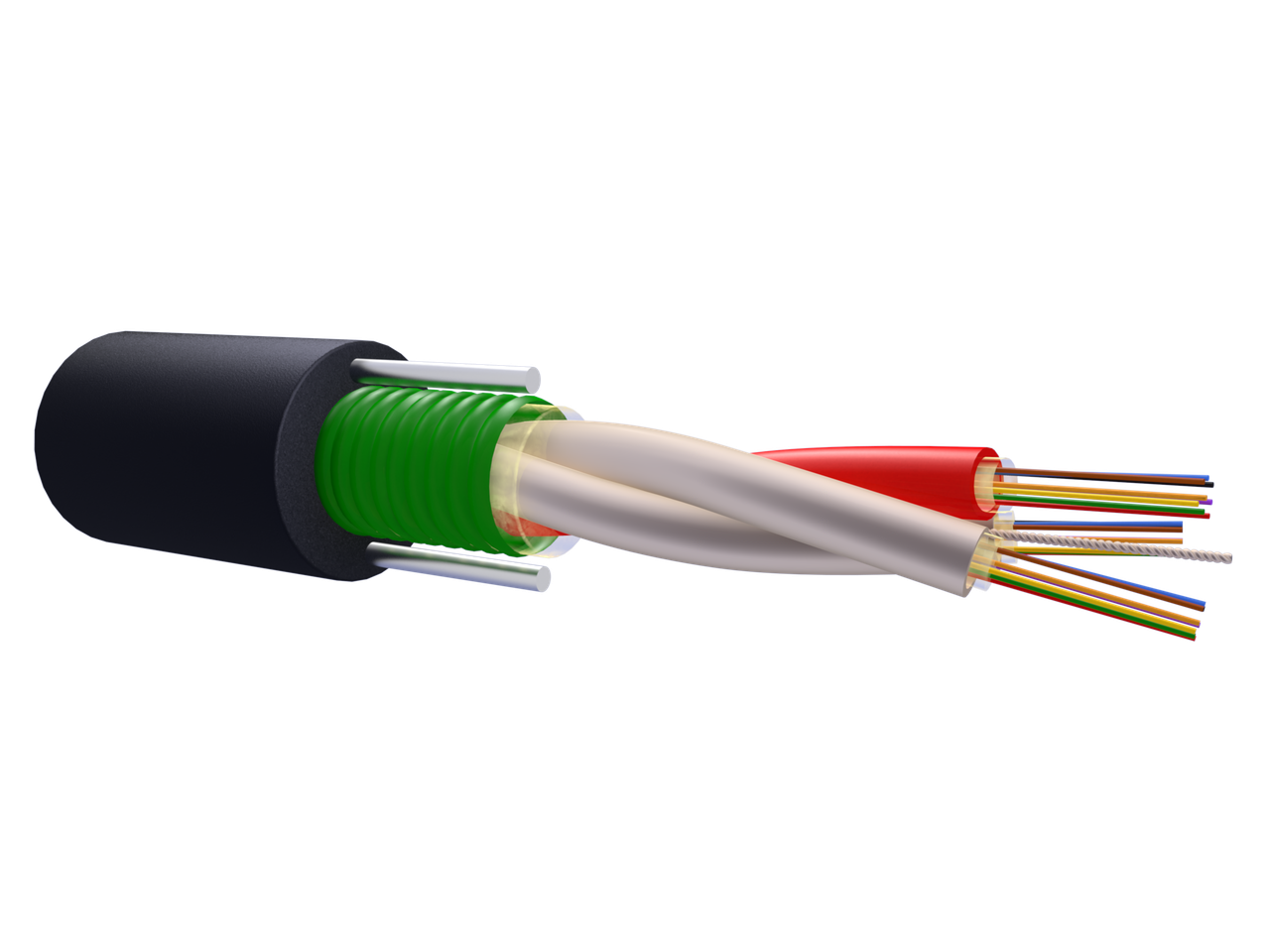 Оптический кабель для прокладки в канализацию ОКСЛ-М3П-А12-2.7 (волокно Corning)