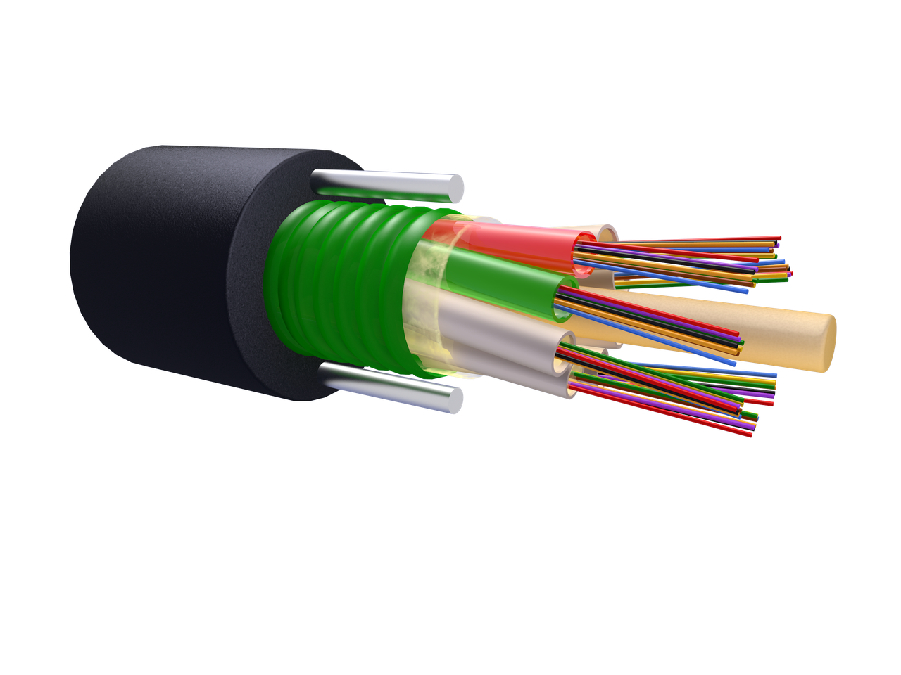 Оптический кабель для прокладки в канализацию ОКСЛ-М4П-А8-2.7 (волокно Corning)