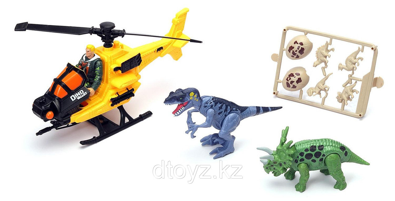 Chap Mei Dino Valley Охотник за динозаврами, с вертолётом - фото 2 - id-p93074080