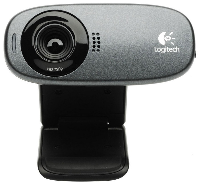 Web-камера Logitech HD Webcam C310, серый - фото 1 - id-p93084107