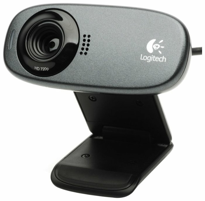 Web-камера Logitech HD Webcam C310, серый - фото 3 - id-p93084107