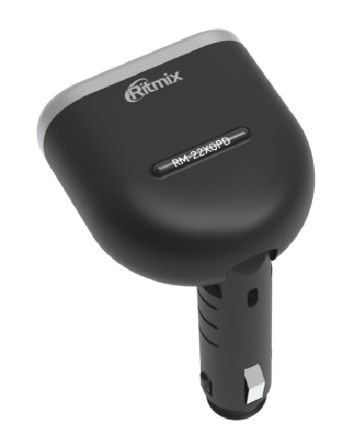 Зарядное устройство автомобильное Ritmix RM-22XQPD, черный - фото 3 - id-p93085831