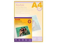 Фотобумага KODAK "Premium" А4, глянцевая, 200 г/кв.м (50 листов)