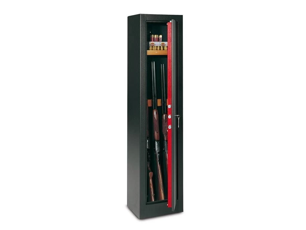 Сейф оружейный Technomax Home Safe HS/400S, ключ, 7 стволов, дерево, 365x320x1560 мм