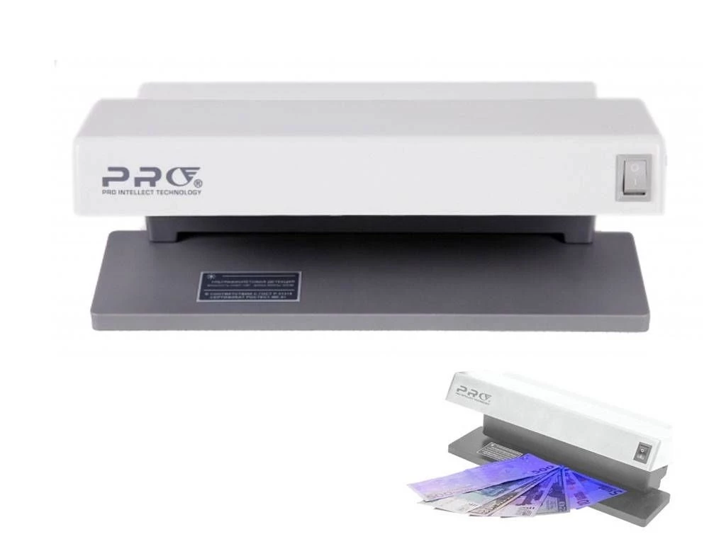 Детектор "Pro12 LED" ультрафиолетовый (2 лампы х 6 Вт), серый