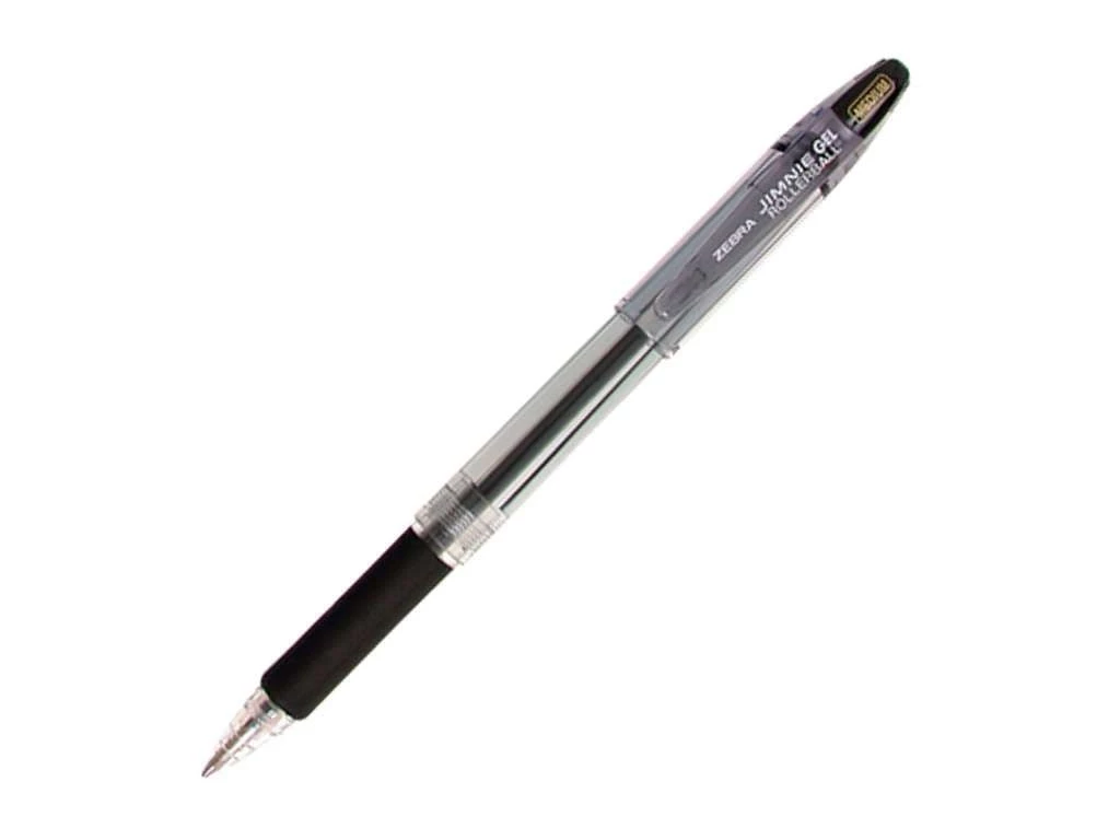 Ручка гелевая ZEBRA "JIMNIE GEL" 0,7 мм, черная