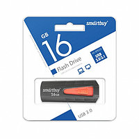 USB 3.0 Smartbuy 16GB IRON Black/Red жинақтауышы