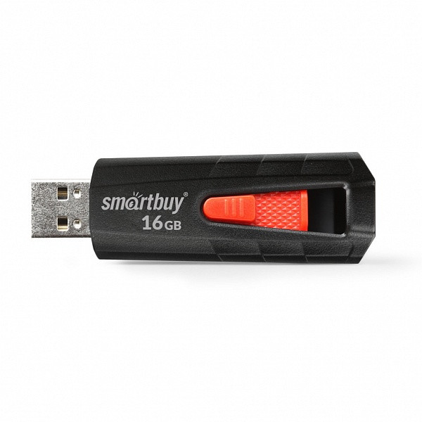 USB 3.0 накопитель Smartbuy 16GB IRON Black/Red - фото 2 - id-p93088761